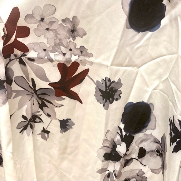 MISSLOOK Floral Print Balloon Sleeve V-Neck Blouse Size 3XL - Picture 4 of 8